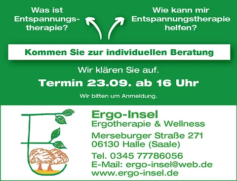 Anzeige Ergo-Insel, 23.09. Aufklaerung